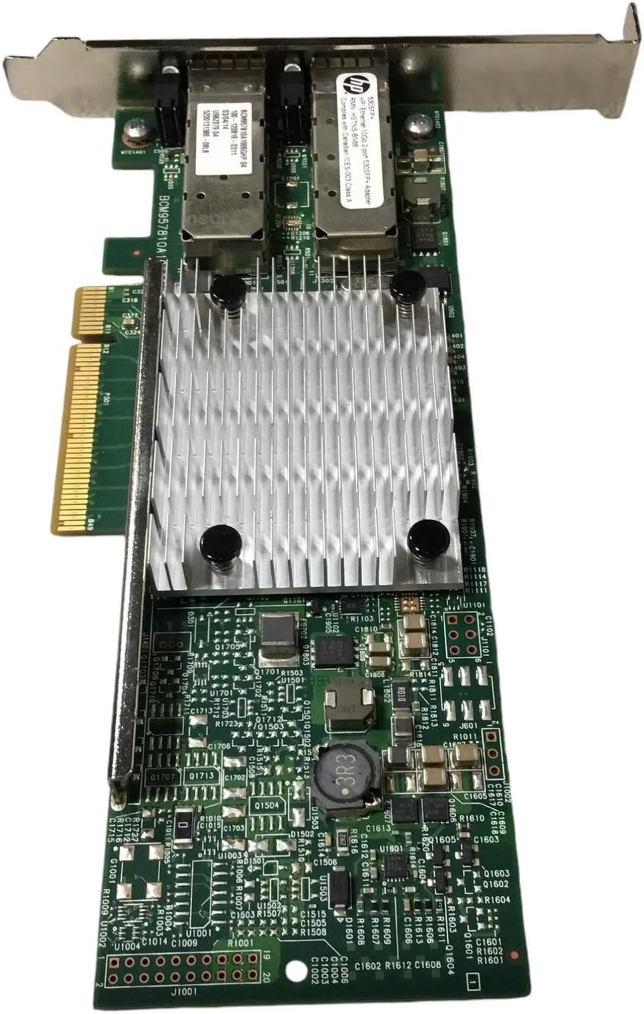 Alt view image 5 of 7 - HP 530SFP+ 10GB Dual Port SFP+ PCIe Ethernet Adapter 656244-001 652501-001