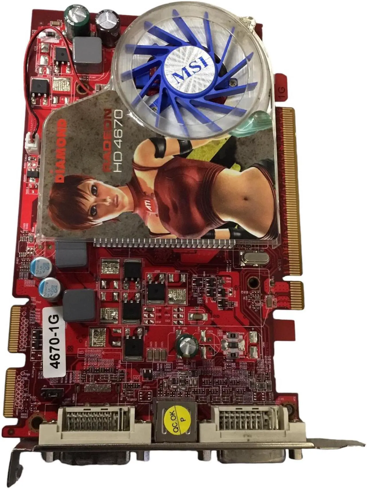 Alt view image 3 of 7 - ATI Radeon Diamond HD 4670 B666 Video Card - 1GB DDR3