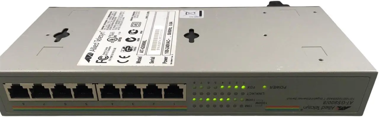 Main image of AT-GS908L ALLIED TELESYN 8-PORT FAST ETHERNET SWITCH
