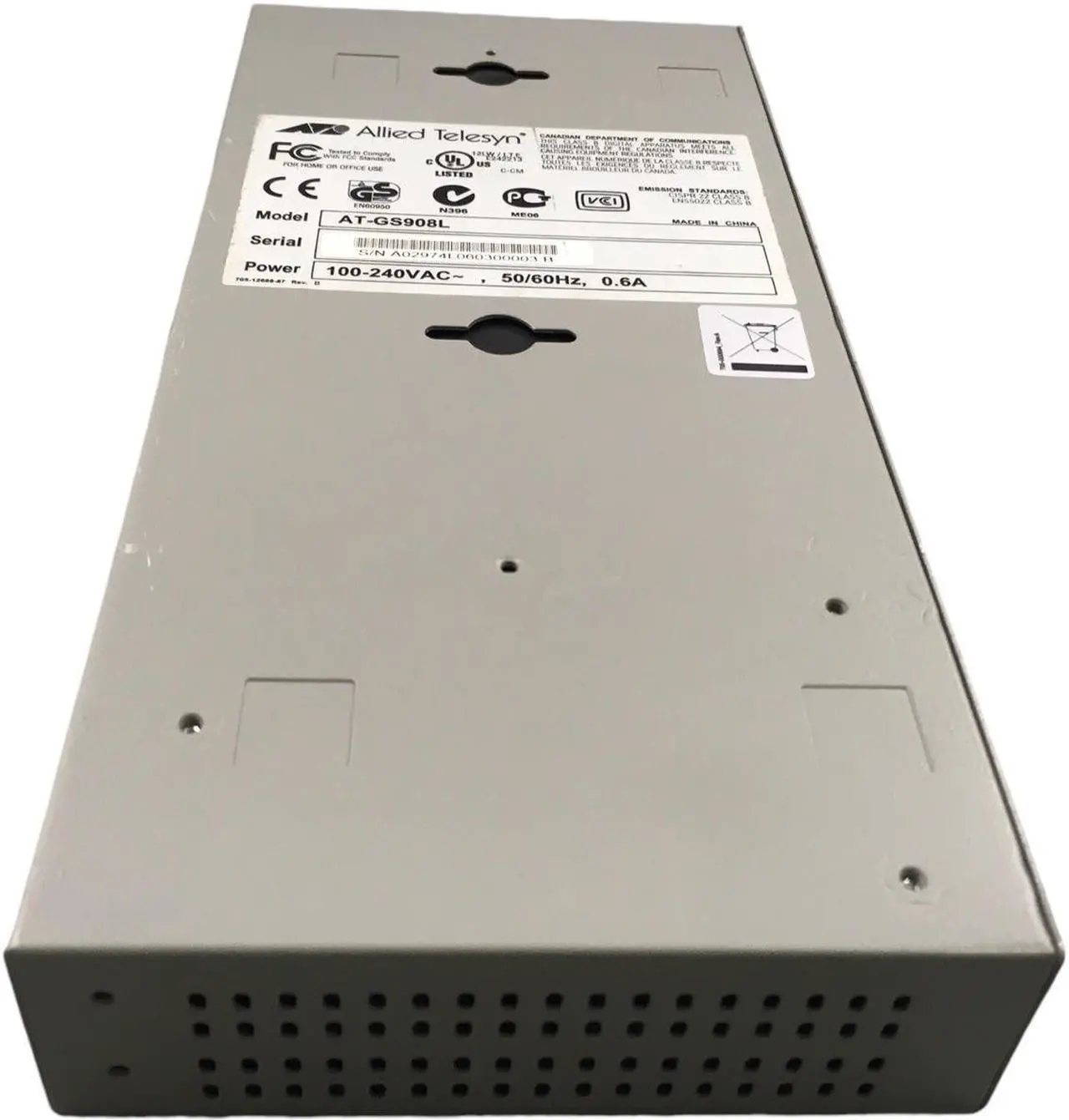 Alt view image 5 of 7 - AT-GS908L ALLIED TELESYN 8-PORT FAST ETHERNET SWITCH