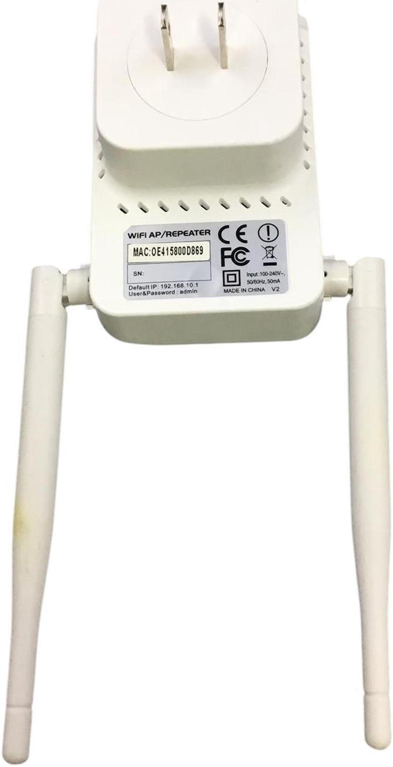 Alt view image 6 of 7 - NETVIP WiFi Repeater 192.168.10.1 white