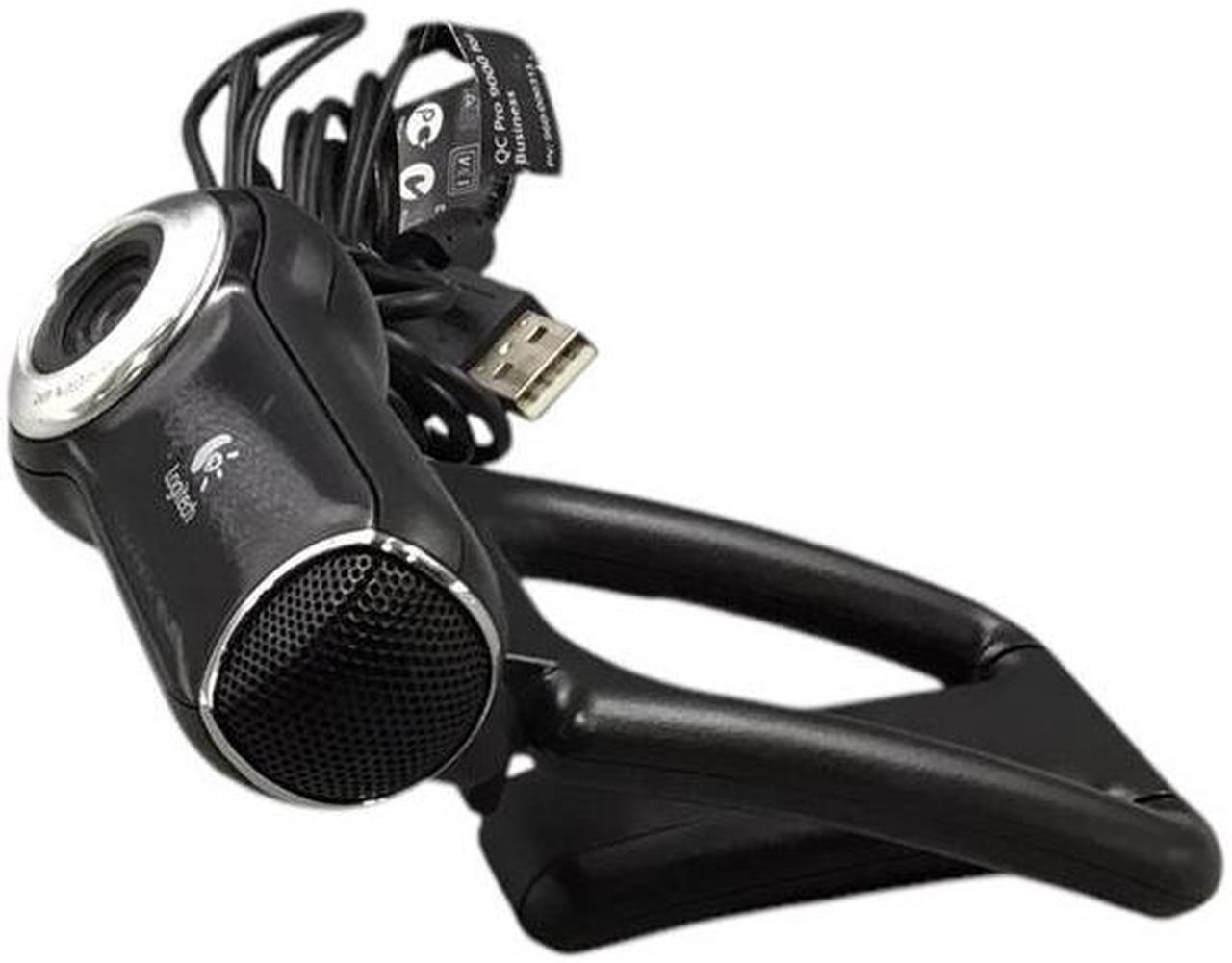 Alt view image 3 of 5 - Logitech Quick Cam Pro 9000 Webcam V-UBM46 860-000109 Carl Zeiss Lens USB