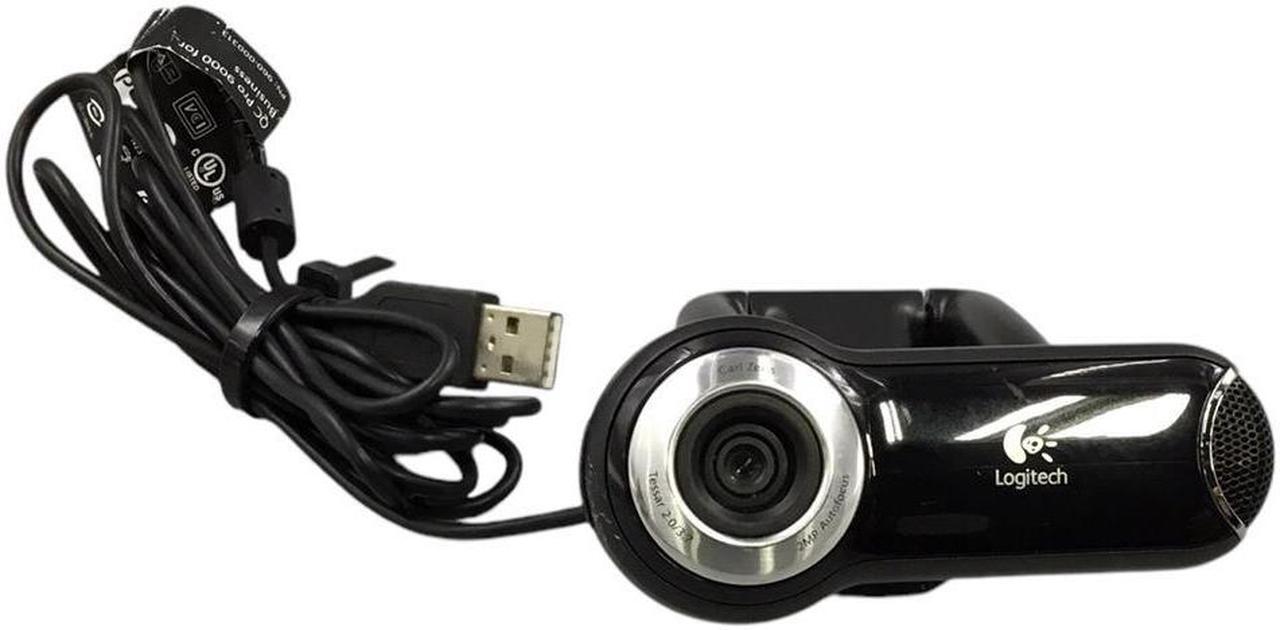 Alt view image 2 of 5 - Logitech Quick Cam Pro 9000 Webcam V-UBM46 860-000109 Carl Zeiss Lens USB