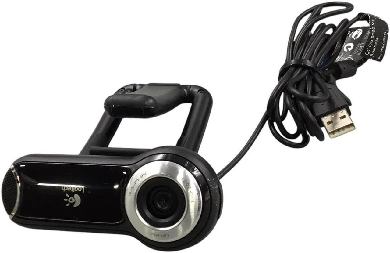 Alt view image 4 of 5 - Logitech Quick Cam Pro 9000 Webcam V-UBM46 860-000109 Carl Zeiss Lens USB