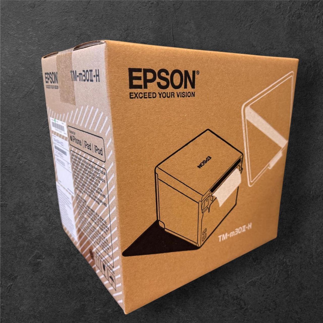 Alt view image 3 of 7 - Epson TM-M30II Thermal Wireless Dongle Required POS Receipt Printer - Ethernet Connectivity - Thermal line Printing Technology, 250 mm/sec Print Speed, 203 dpi, Auto-Cutter, Monochrome