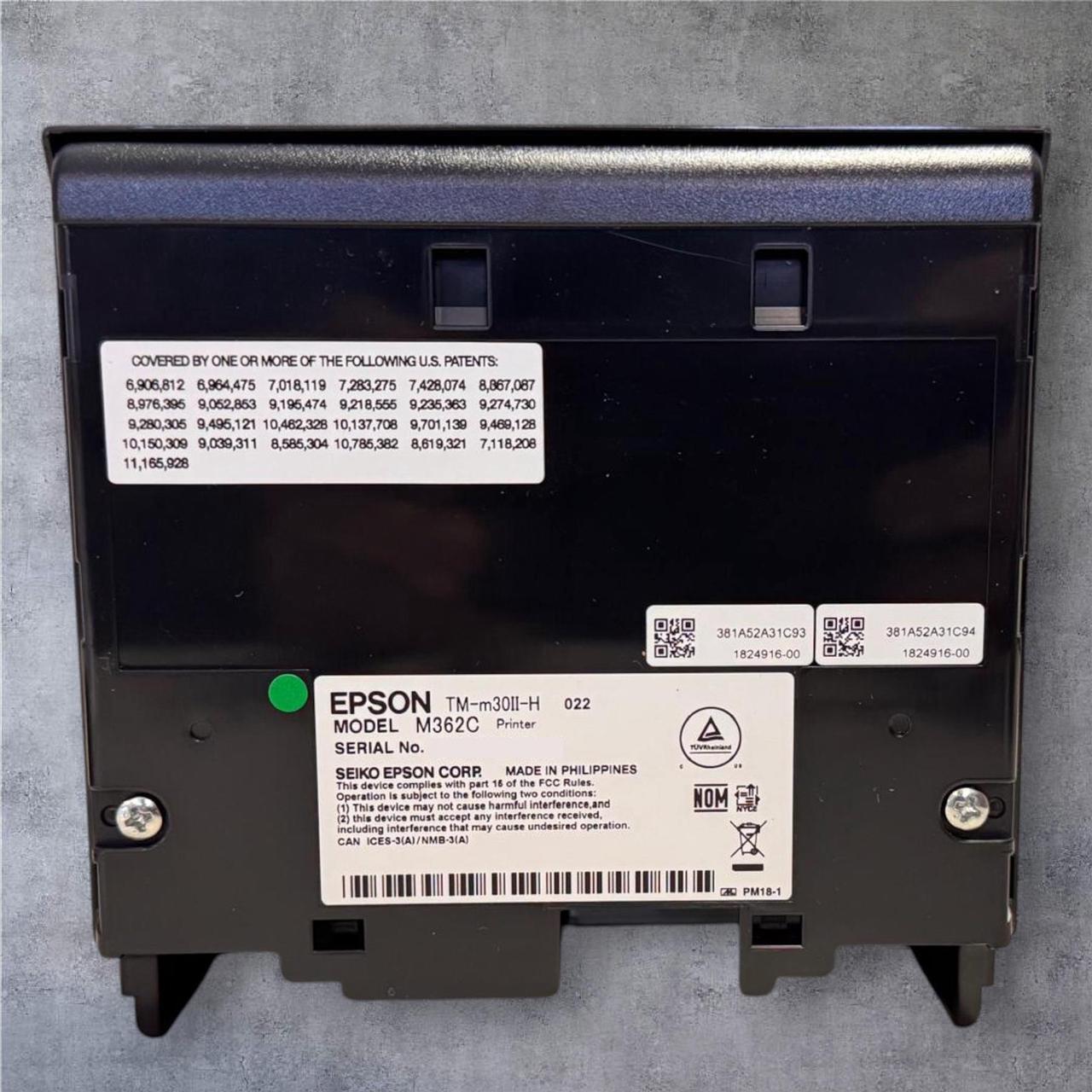 Alt view image 7 of 7 - Epson TM-M30II Thermal Wireless Dongle Required POS Receipt Printer - Ethernet Connectivity - Thermal line Printing Technology, 250 mm/sec Print Speed, 203 dpi, Auto-Cutter, Monochrome