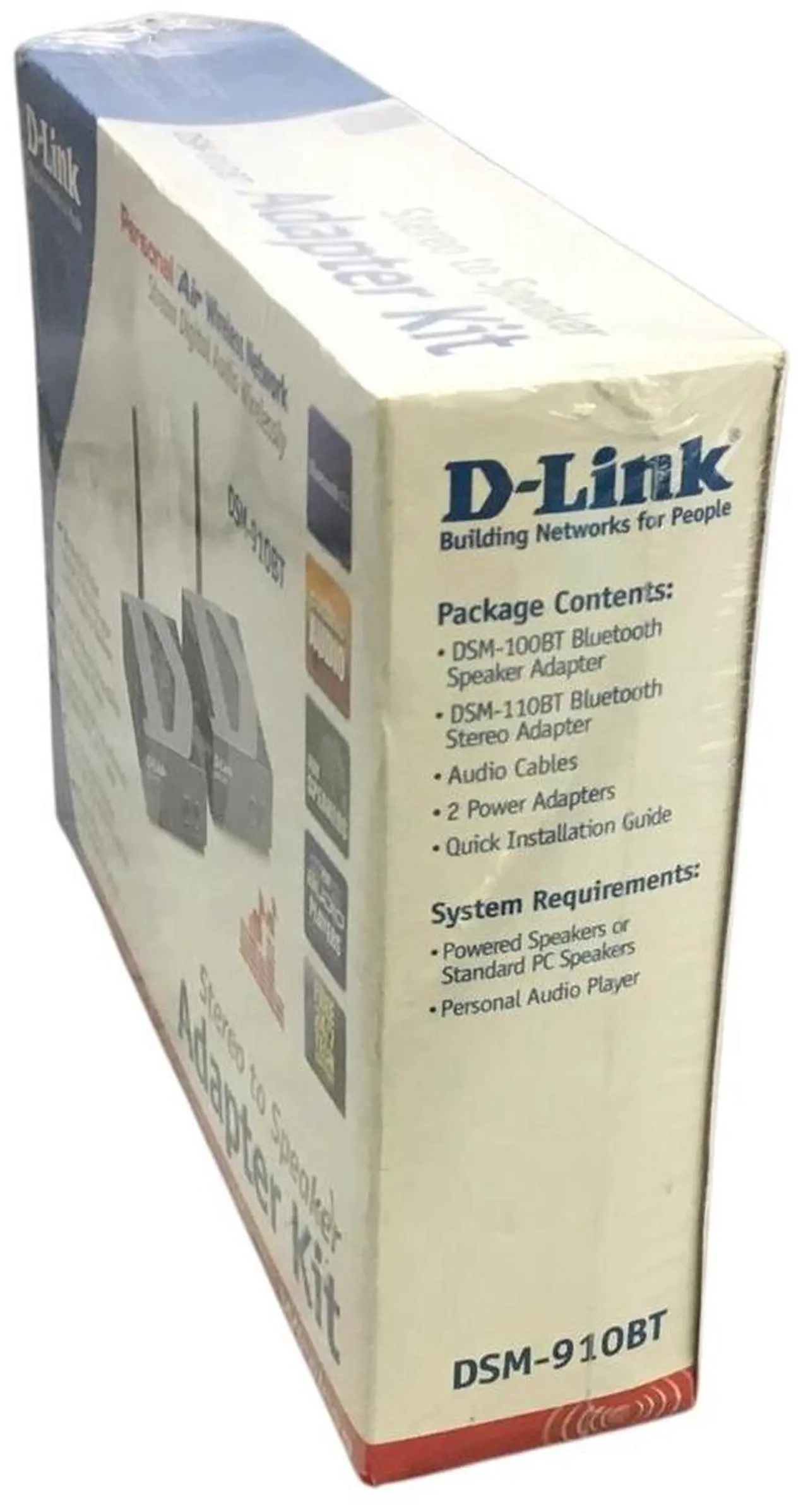 Alt view image 5 of 6 - D-Link Adapter Kit Stereo to Speaker Wireless DSM-910BT, New!