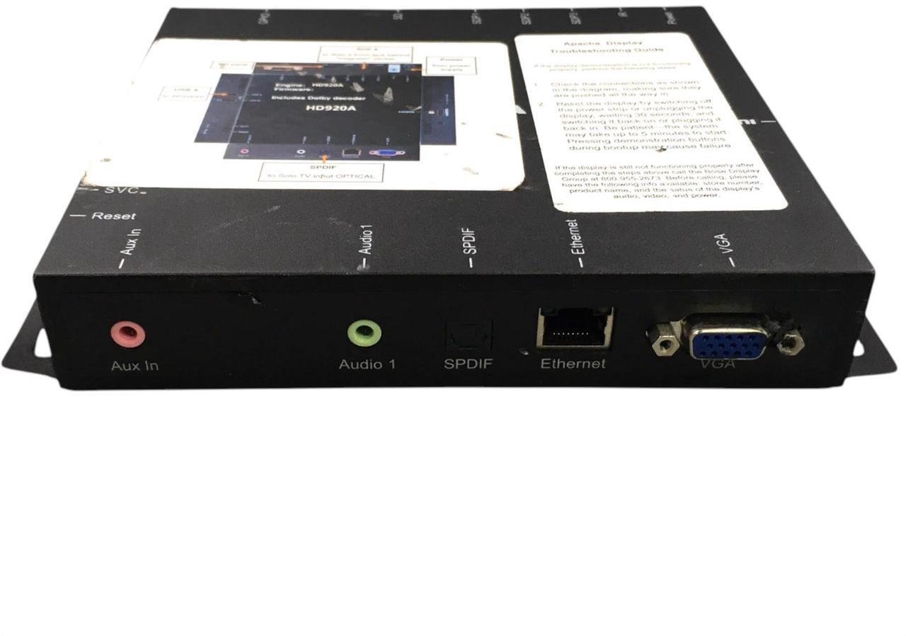 Alt view image 2 of 5 - BrightSign HD920A Black 5 Volts Digital Signage Display Media Player Device Only
