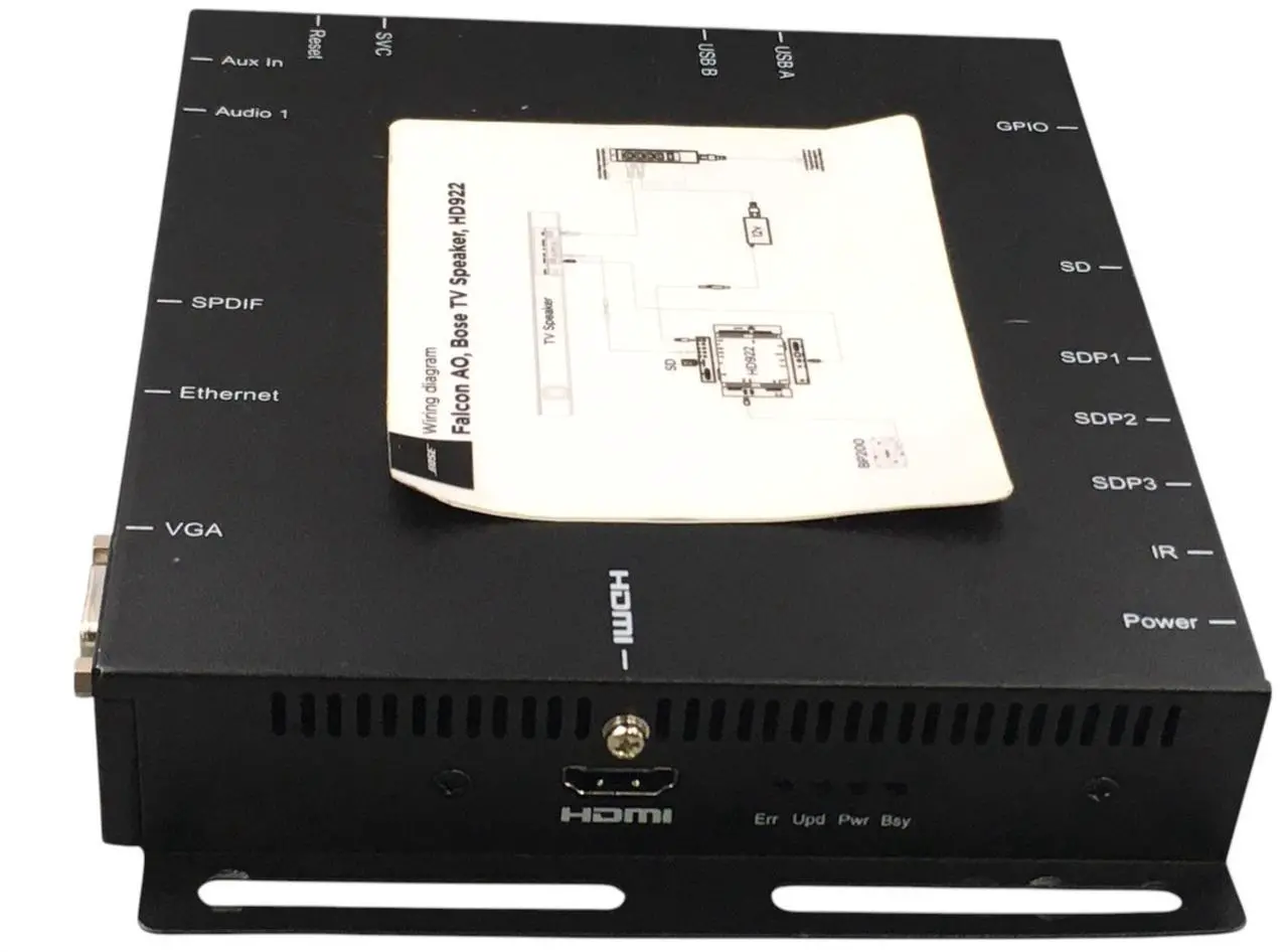 Alt view image 6 of 7 - BrightSign HD Digital Sign Controller HD922 Media Player SD USB HDMI No Adapter