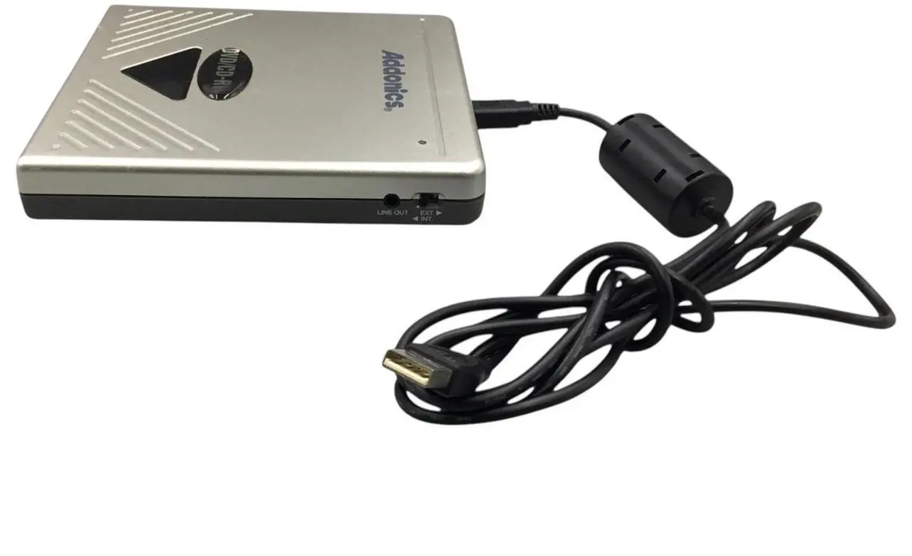 Alt view image 6 of 6 - Addonics External DVD/CD-RW AEPDVRW with USB cable