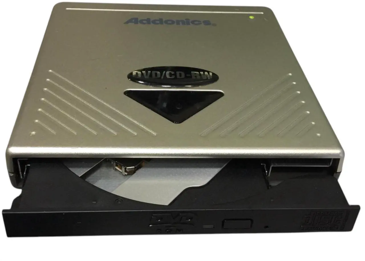 Alt view image 2 of 6 - Addonics External DVD/CD-RW AEPDVRW with USB cable