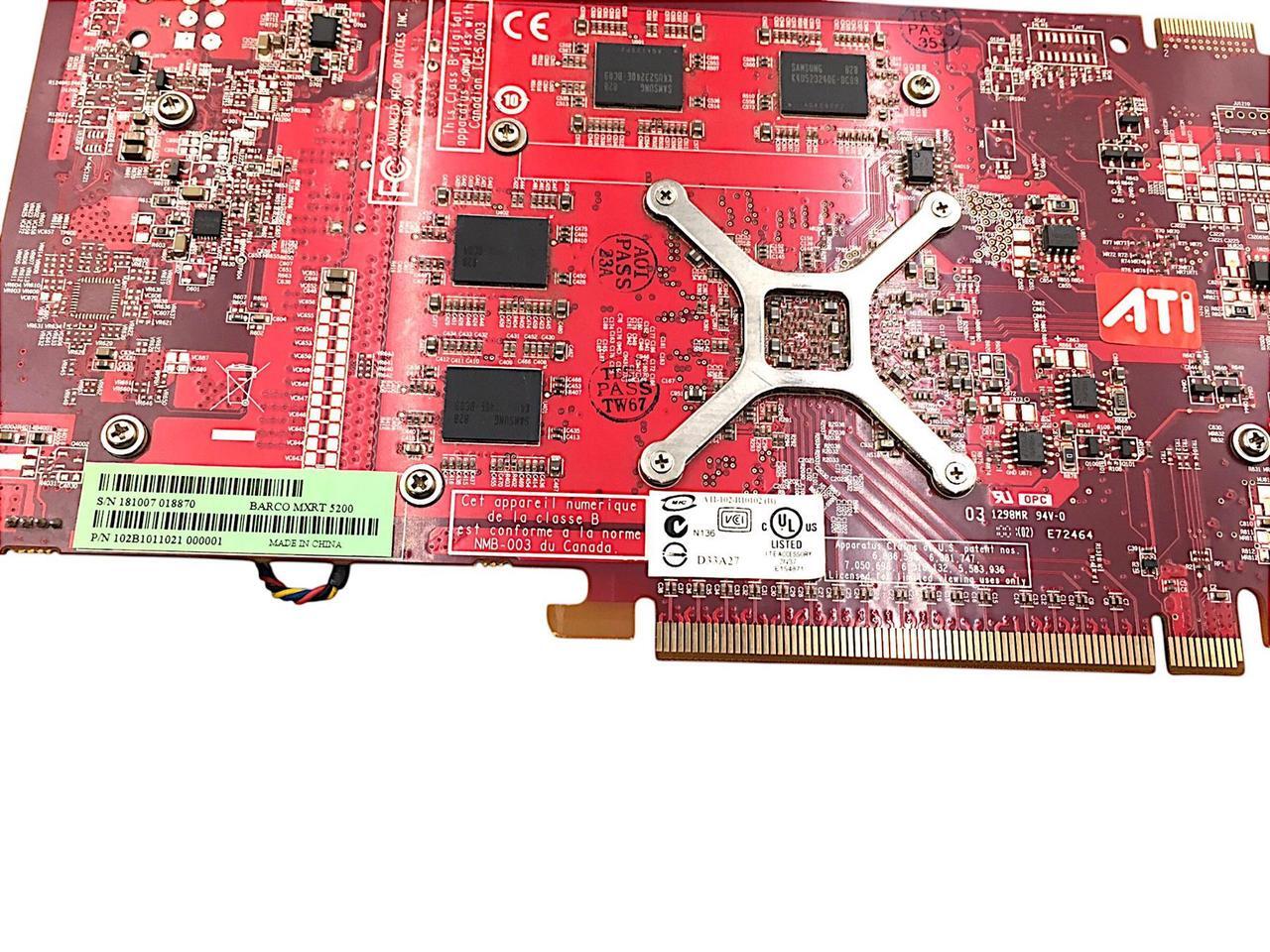 Alt view image 7 of 7 - ATi FireGL Barco MXRT-5200 512MB GPU GDDR4