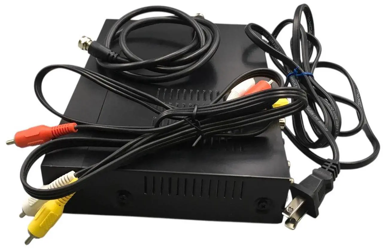 Alt view image 5 of 7 - Apex DT250A Digital TV Converter Box Analog Pass Through W / Cables No Remote