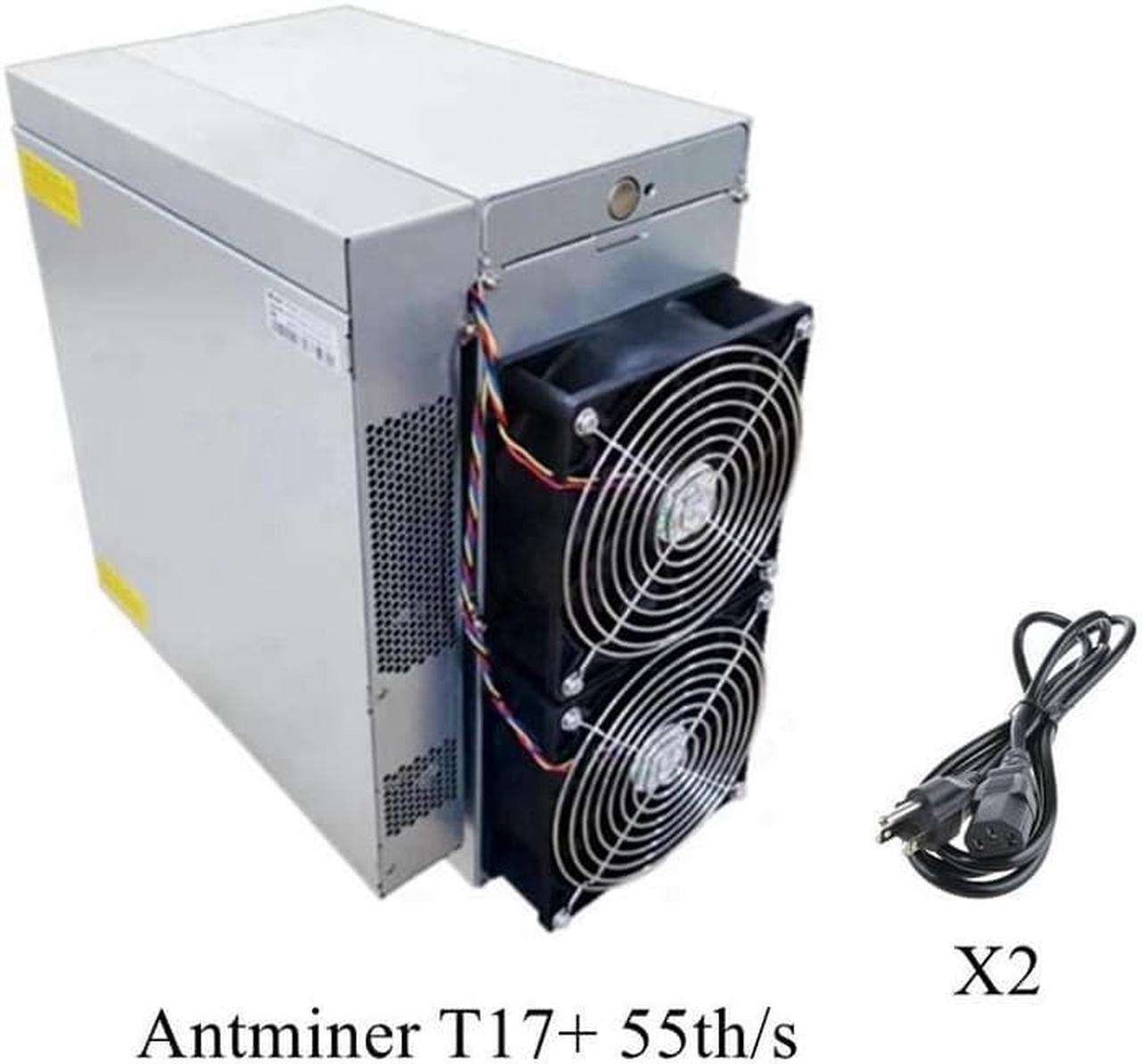 Antminer T17+ 55T High Hash Rate SHA-256 3000W Asic Miner With Power Supply Bitmain