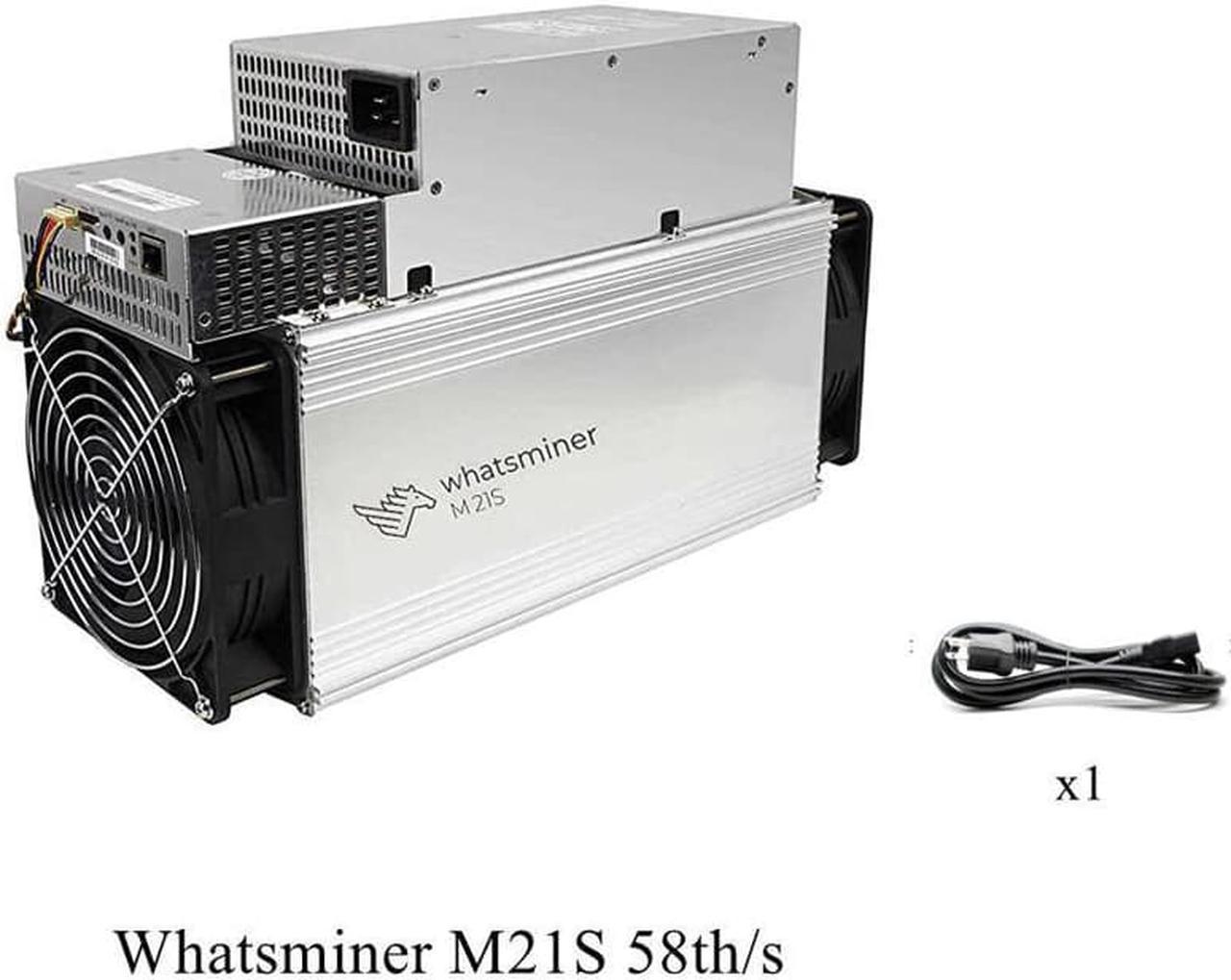 Efficiency of 60W (±5%) per TH Whatsminer M21S 58T From MicroBT Mining SHA-256