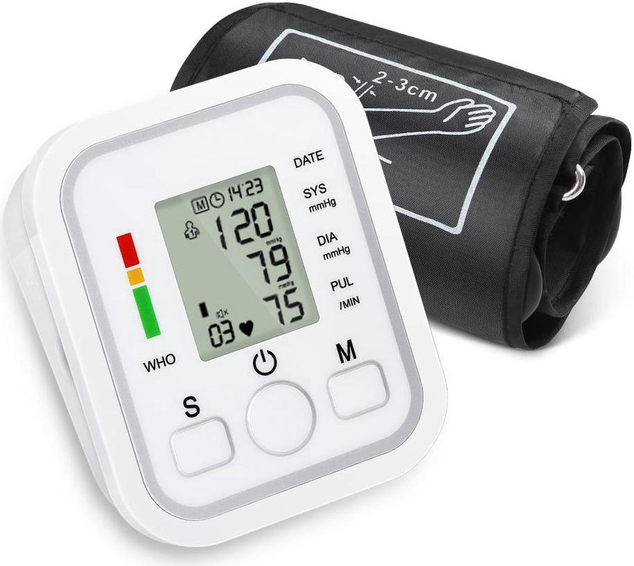 Automatic Upper Arm Blood Pressure Monitor BP Machine Meter Digital Arm Cuff