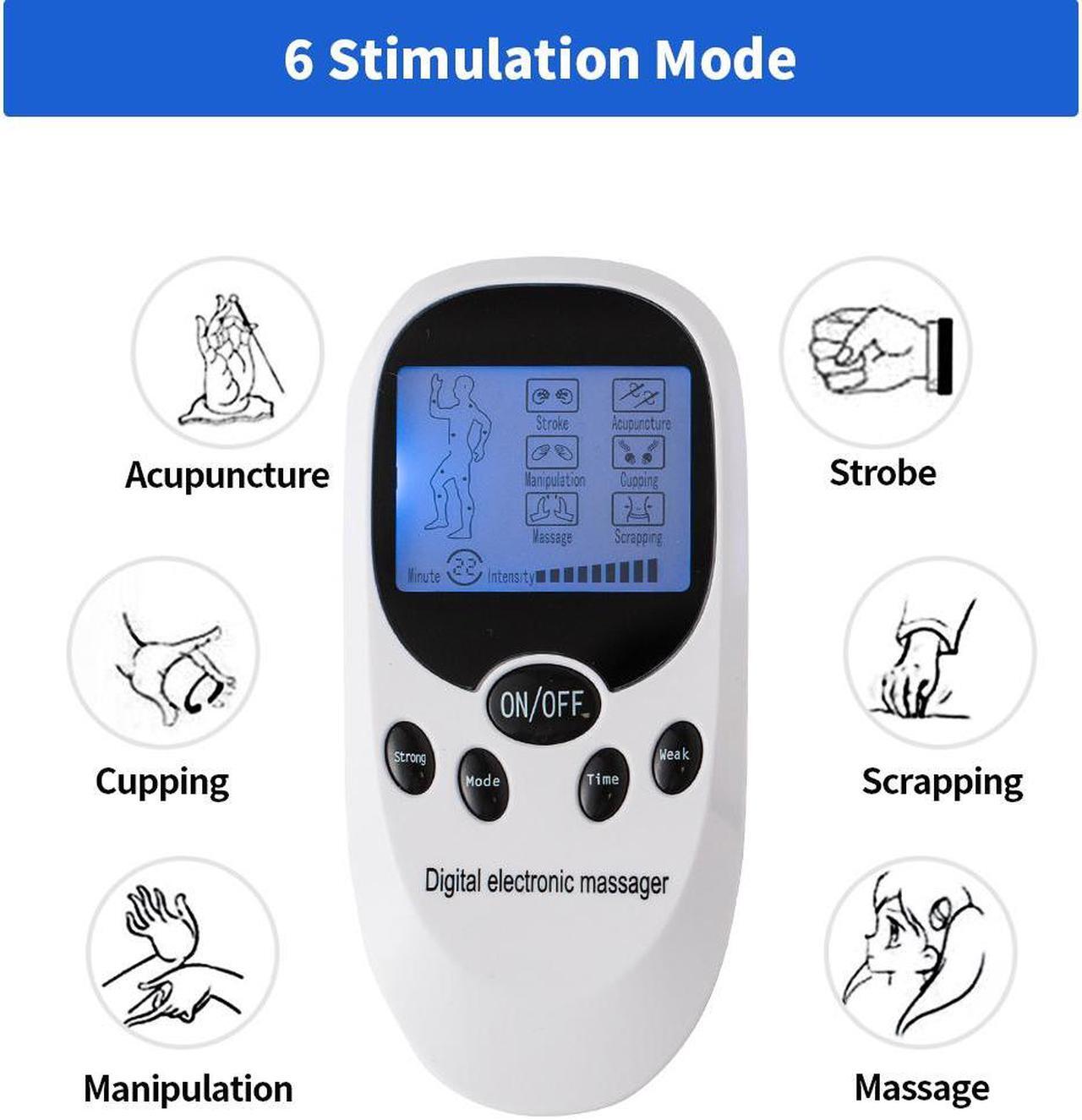 Alt view image 4 of 7 - TAKROL TKL-1088 EMS Electric Muscle Massager Muscle Stimulator 6 Modes Tens Unit Machine Meridian Physiotherapy Pulse Prostate Body Massager