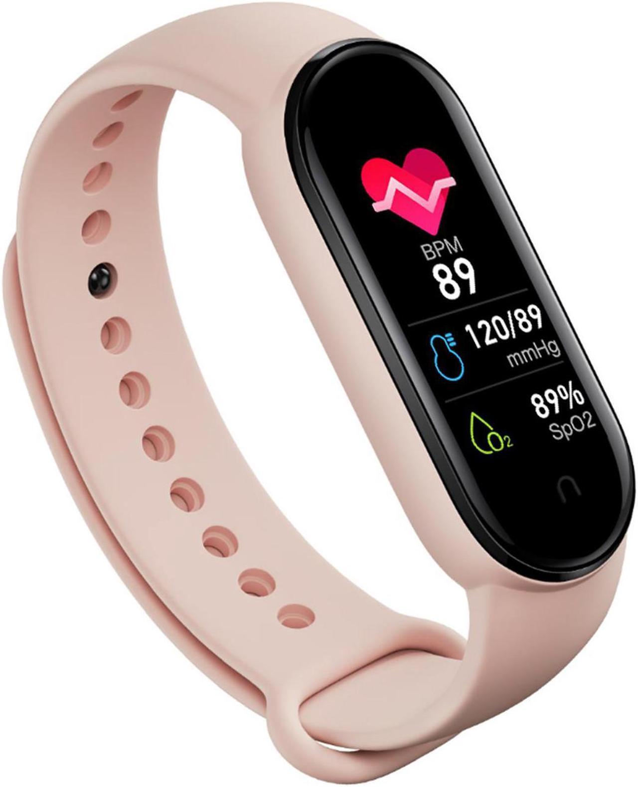 Main image of M6 Smart Watch Men Women Heart Rate Monitor Blood Pressure Fitness Tracker Smartwatch Sports Bracelet Clock For Xiaomi iOS Pink