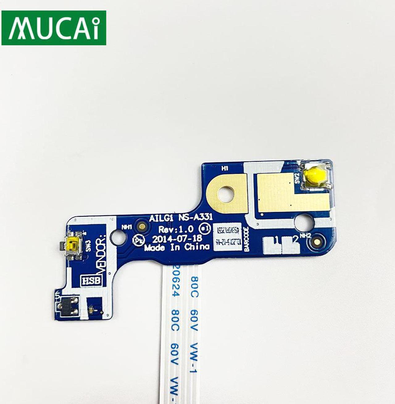 For Lenovo G70 G70-50 G70-70 G70-80 Z70 laptop Power Button Board with Cable AILG1 NS-A331 NBX0001AL00 Repairing Accessories