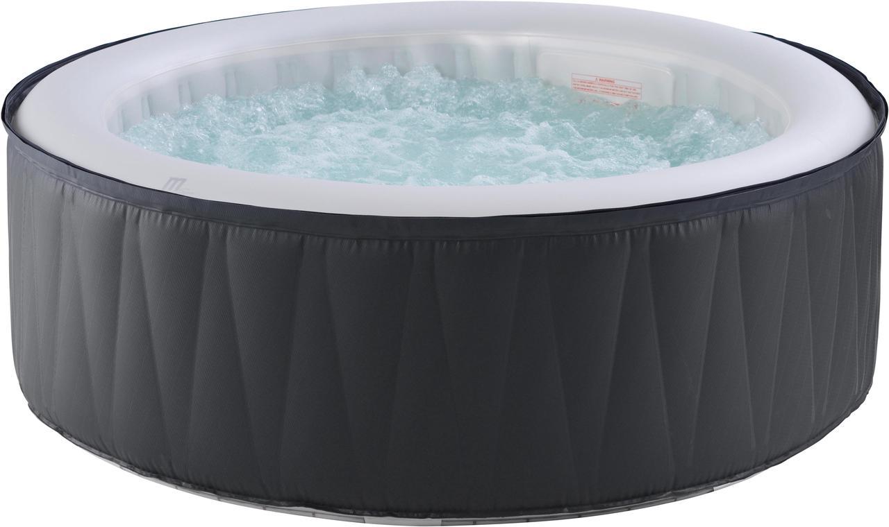 M-SPA, DELIGHT SERIES, AURORA, Inflatable Hot Tub & SPA, 138 Air Bubble Jets for 6 persons, 245 gallons with Inflation, Heating, Bubbling systems, All-In-One, Integrated ROUND unit.