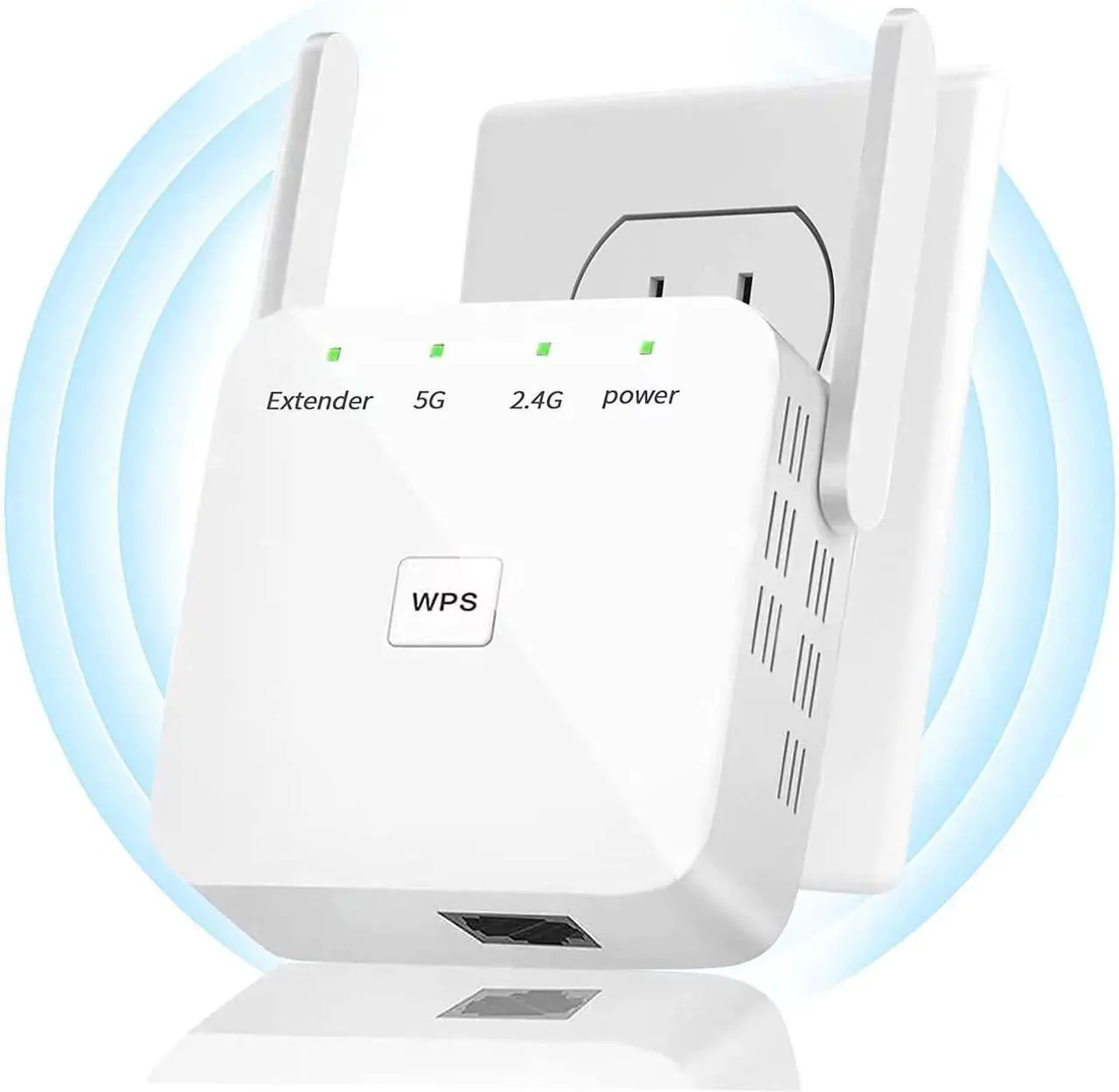 Main image of High Perforamnce WiFi Extender, 2025 Fastest WiFi Booster, WiFi Extenders Signal Booster for Home, Internet Booster WiFi Repeater Covers Up to 10,000 Sq.ft and 50+ Devices,White