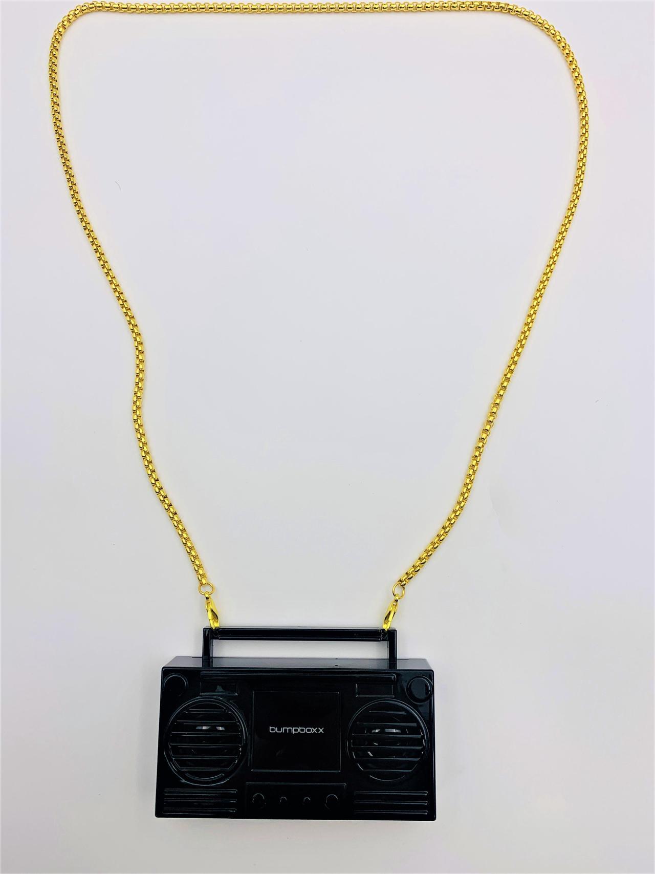 Alt view image 2 of 2 - Bumpboxx MicroBoom Wearable Bluetooth Speaker Boombox in Black
