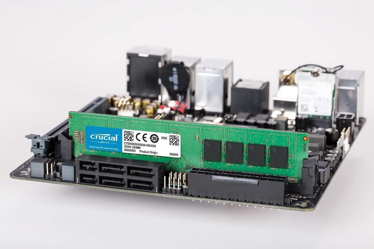 Alt view image 3 of 5 - Crucial RAM 32GB Kit (16Gbx2) DDR4 3200Mhz CL22 (Or 2933Mhz or 2666Mhz) Desktop Memory CT2K16G4DFD832A