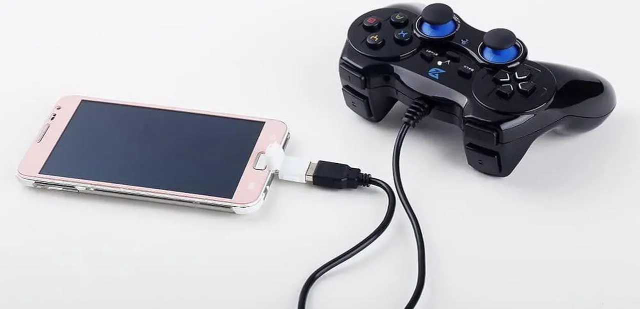Alt view image 5 of 6 - USB Wired Gaming Controller Gamepad For PC/Laptop Computer(Windows XP/7/8/10/11) & PS3 & Android & Steam - [Black]