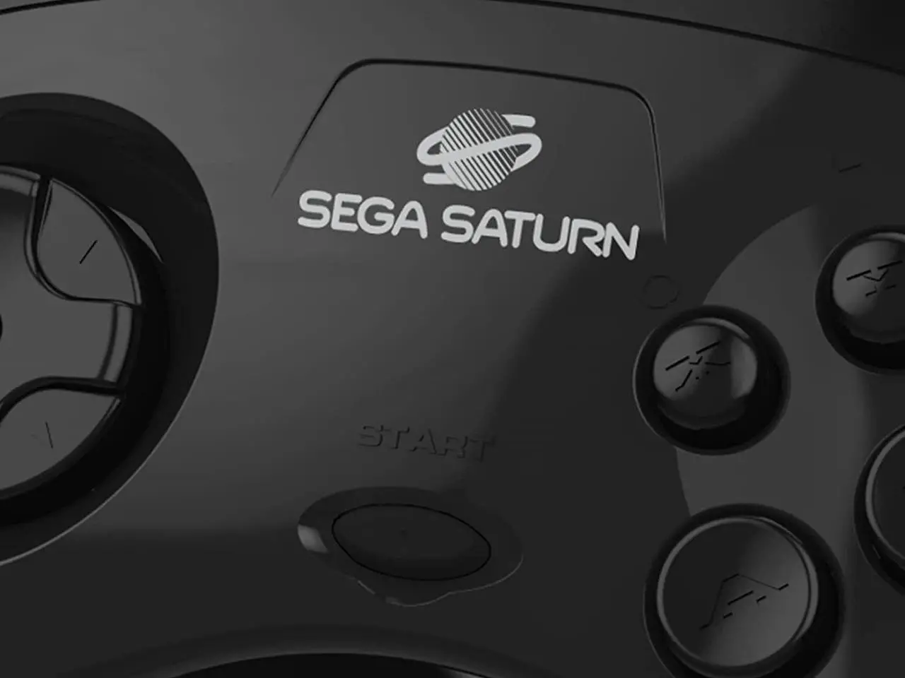 Alt view image 4 of 7 - Retro-Bit Official Sega Saturn USB Controller Pad (Model 2) for Sega Genesis Mini, PS3, PC, Mac, Steam, Switch - USB Port (Black)