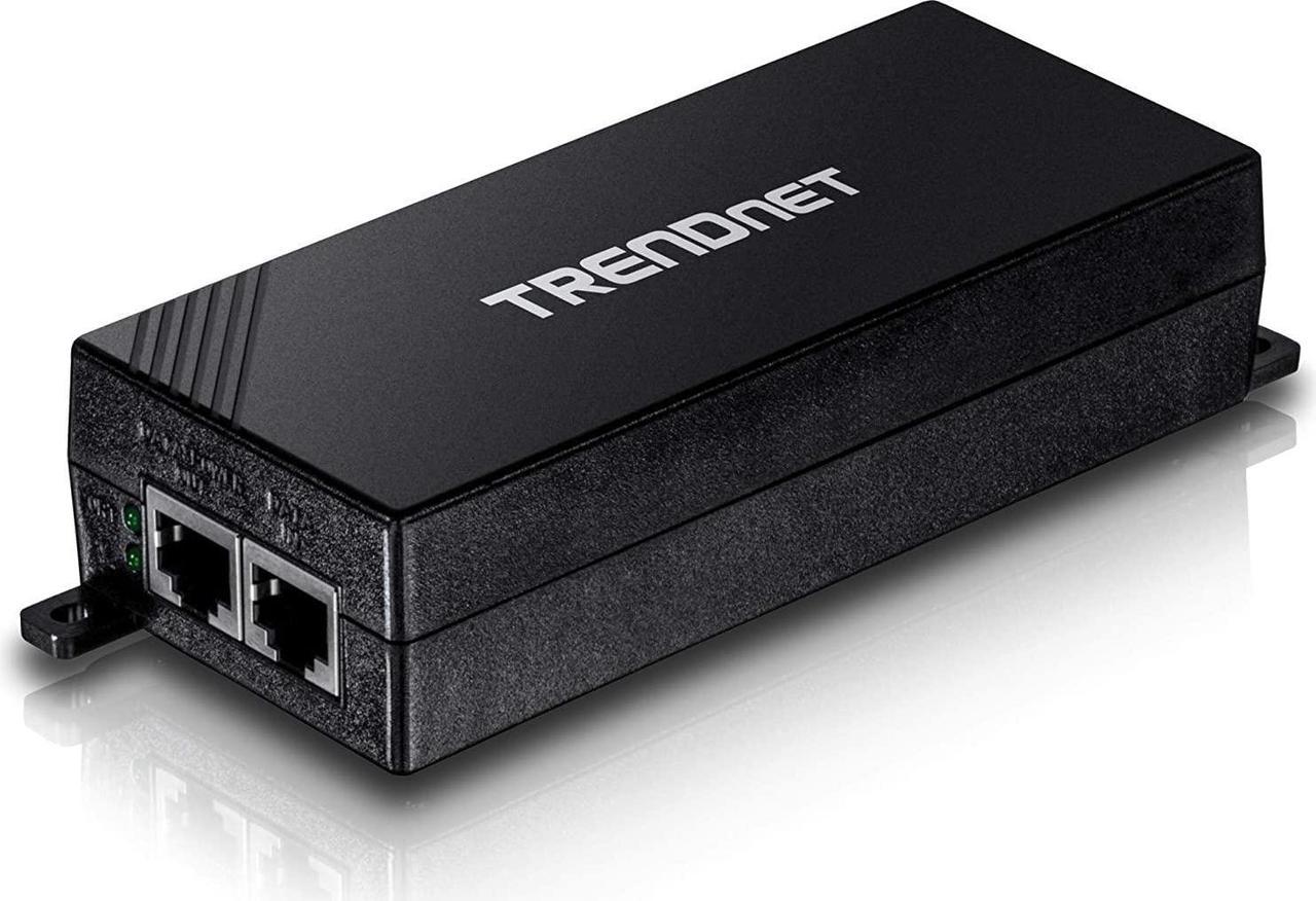 TRENDnet Gigabit Power Over Ethernet Plus (PoE+) Injector,Converts Non-PoE Gigabit to PoE+ or PoE Gigabit, Network Distances up to 100 M (328 Ft.), TPE-115GI