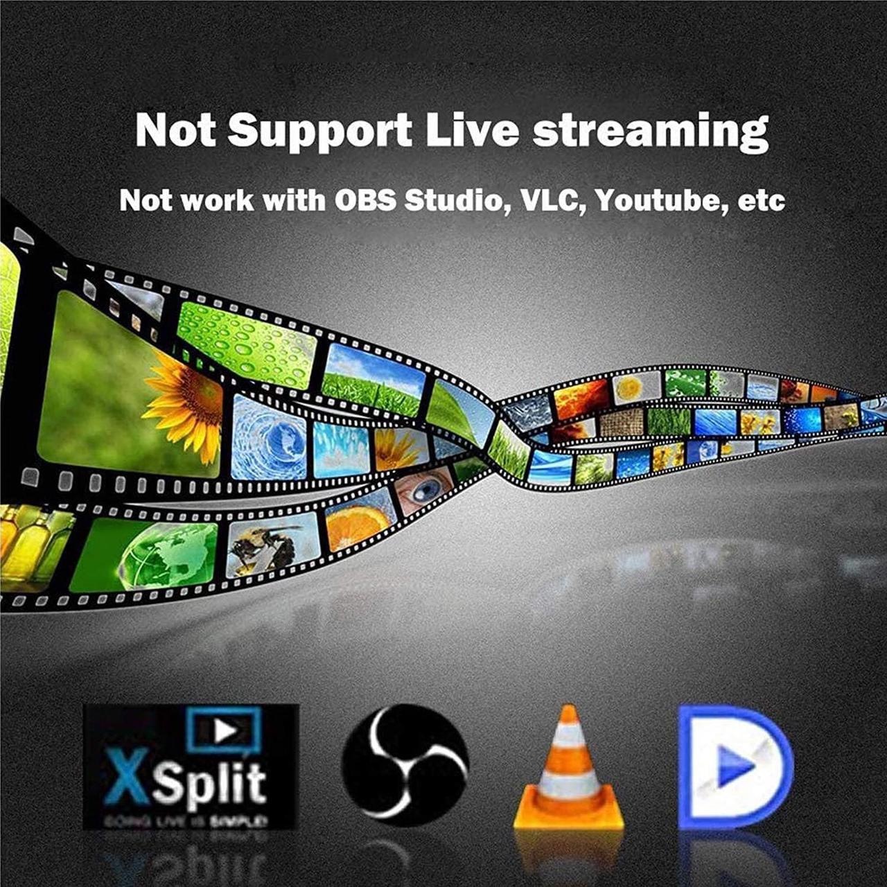 Alt view image 6 of 7 - 1080P HDMI Video Capture Card HD Game Recorder Compatible with Xbox One/360/ PS4/ Wii U/Nintendo Switch and Support Mic in for Commentary - No PC Required