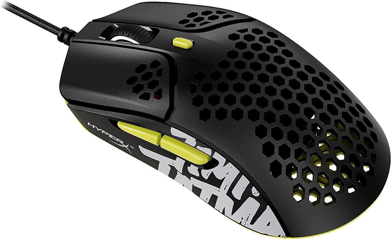 Alt view image 6 of 7 - HyperX Pulsefire Haste  Gaming Mouse  TimTheTatMan Edition  Ultra-Lightweight, 59g, Honeycomb Shell, Hex Design, HyperFlex USB Cable, Up to 16000 DPI, 6 Programmable Buttons