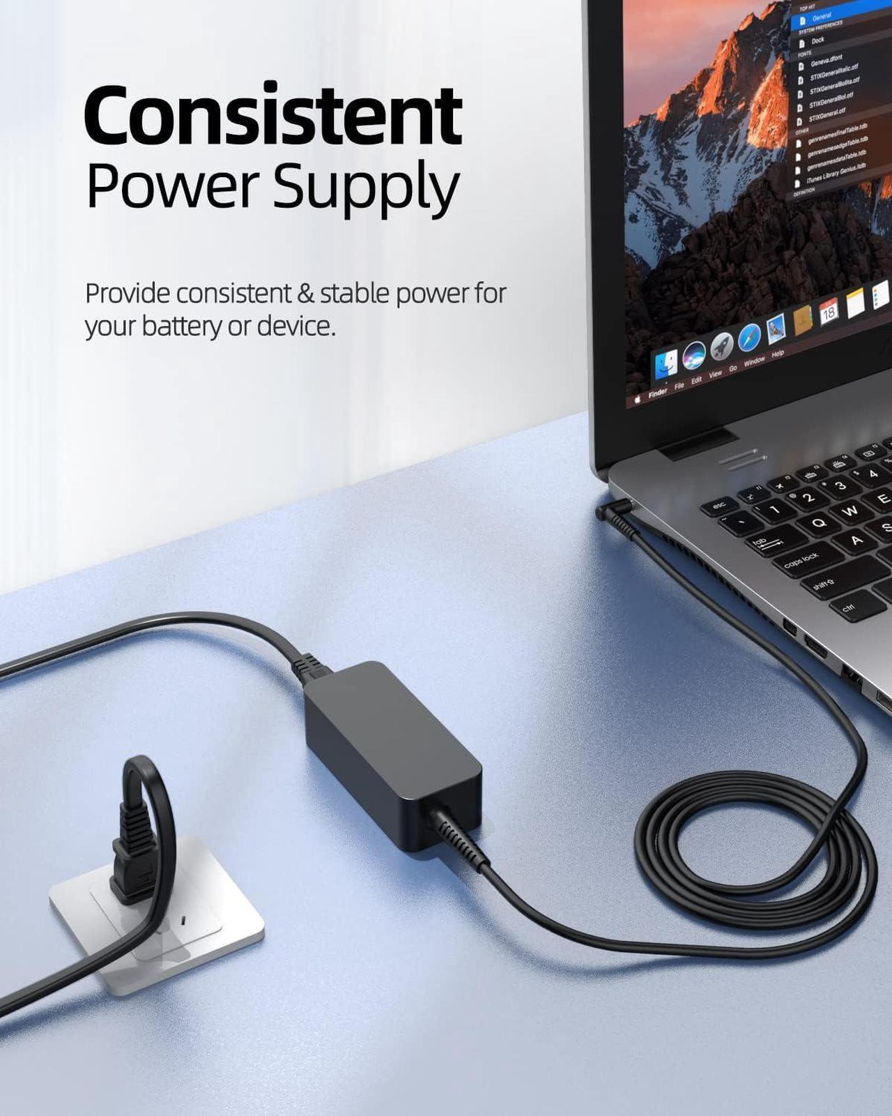 Alt view image 7 of 7 - 45W Charger Fit for HP 17-cn1xxx 17-cn1003ca 17-cn0051ds 17-cn0273st 17-cn0168st 17-cn0173st 17-cn0275st 17-cn0164st 17-cn0108ds 17-cn3606ds 17-cn0615ds 17-cn0045cl 17-cn0058cl Laptop Power Adapter