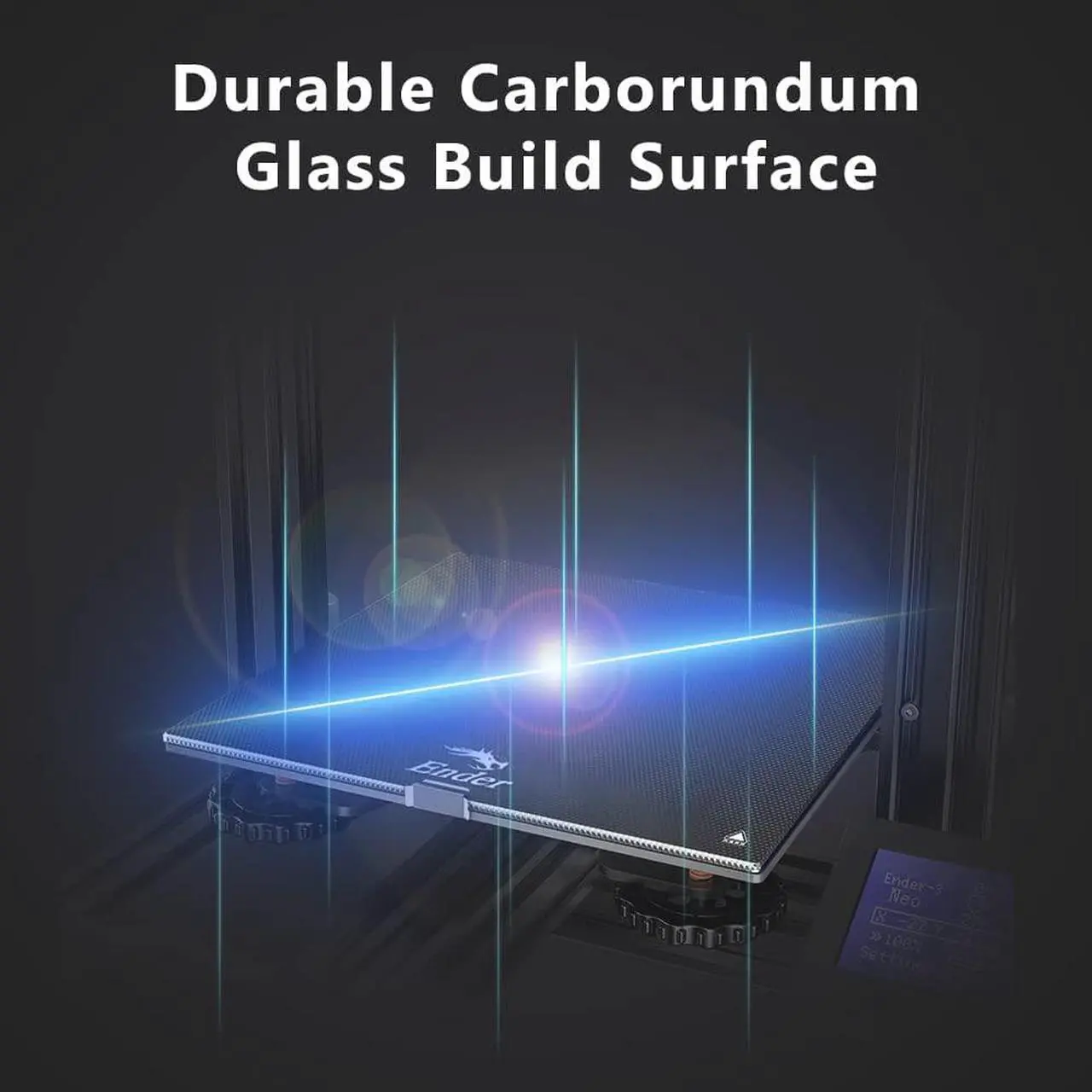 Alt view image 6 of 7 - Official Creality Ender 3 Neo 3D Printer with CR Touch Auto Bed Leveling Kit Full-Metal Extruder Carborundum Glass Printing Platform with Resume Printing Function Silent Mainboard 8.66x8.66x9.84 inch