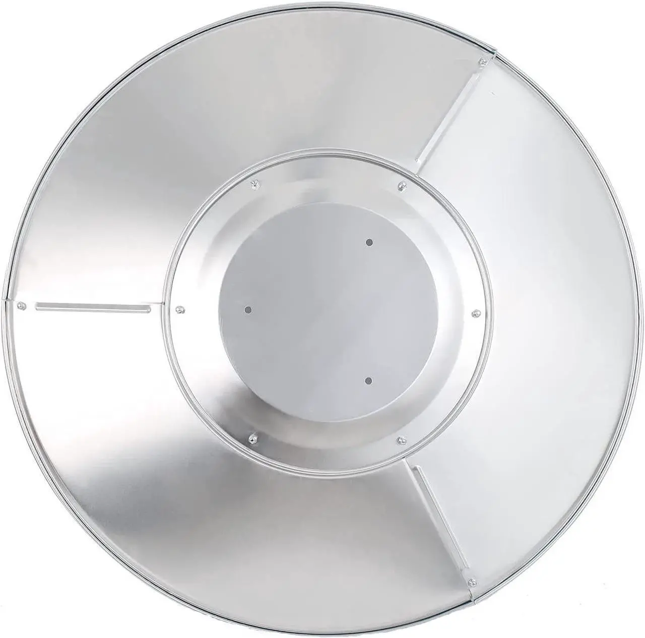 Alt view image 7 of 7 - Patio Heater Reflector Shield, Aluminum Heat Reflector Shield Top for Propane Outdoor Heaters,Dome Replacement Parts(3-Hole Mount33" Diameter Round)