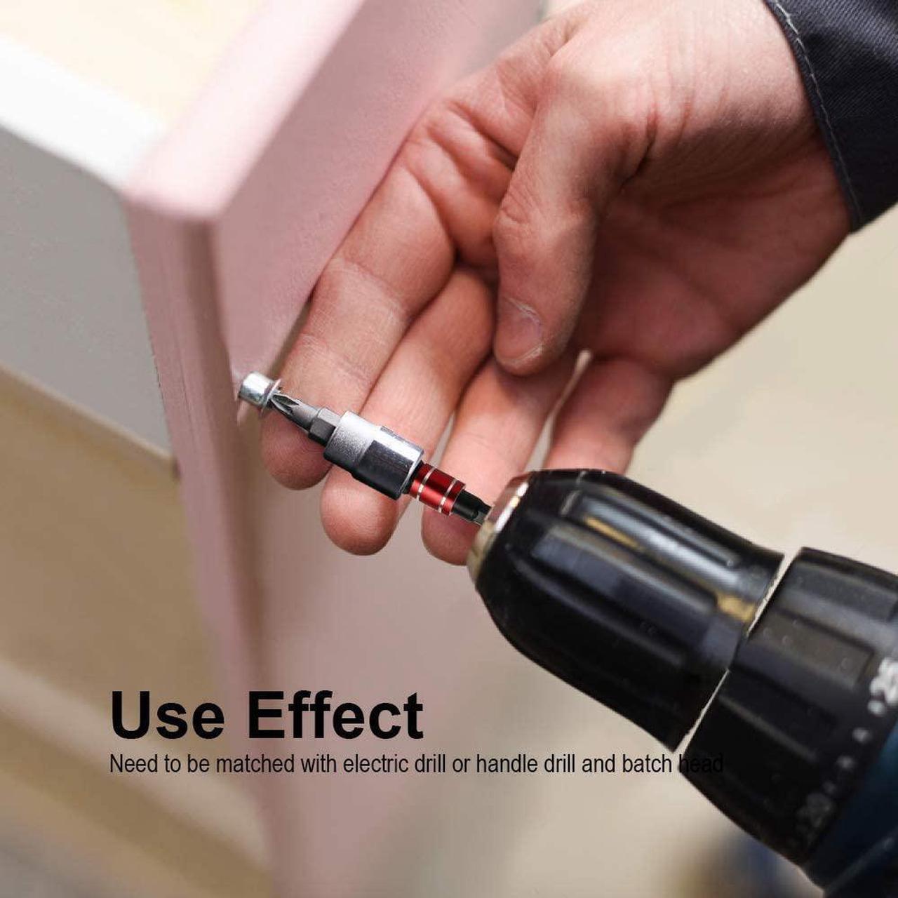 Alt view image 6 of 7 - Impact Grade Driver Sockets Adapter Extension Set Drill Bit 3Pcs 1/4 3/8 1/2" Universal Socket Adapter Set and Right Angle Drill 105 Degree Right Angle Screwdriver set Drill Hex Bit Socket Adapter