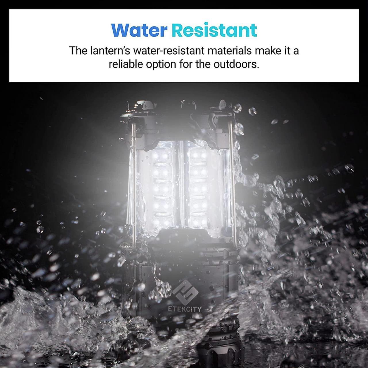 Alt view image 7 of 7 - Lantern Camping Essentials Lights Led Flashlight for Power Outages Tent Lights for Emergency Survival Gear and Supplies for Hurricane Battery Operated Lamp 2 Pack Black