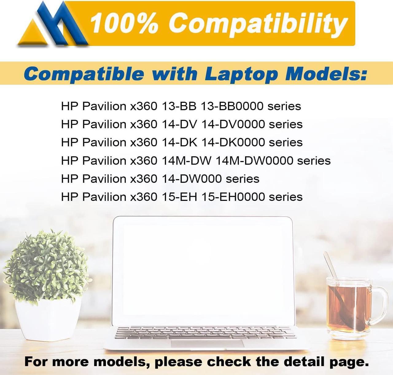 Alt view image 5 of 6 - PV03XL PP03XL Laptop Battery Replacement for HP Pavilion x360 13-BB 13-BB0000 14-DV 14-DW 14-DW000 14M-DW 14-DK 15-EH Series Notebook L83388-421 M01144-005 L83393-005 HSTNN-DB9X M01118-421 11.55V