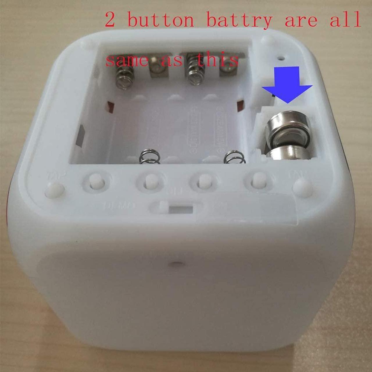 Alt view image 6 of 6 - 3 inch Small Size Mini LED Anime Digital Alarm Clock 7 Colorful Light Bedroom Decorations with Temperature,Date,Stitch Room Decor for Girl