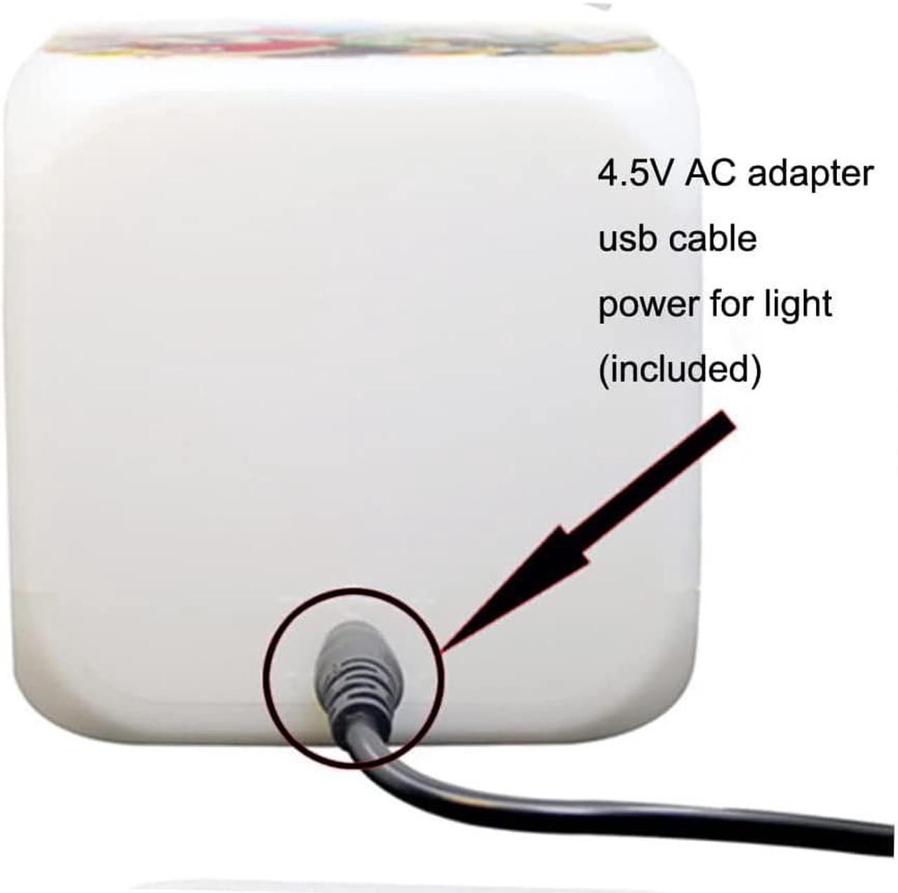 Alt view image 5 of 6 - 3 inch Small Size Mini LED Anime Digital Alarm Clock 7 Colorful Light Bedroom Decorations with Temperature,Date,Stitch Room Decor for Girl