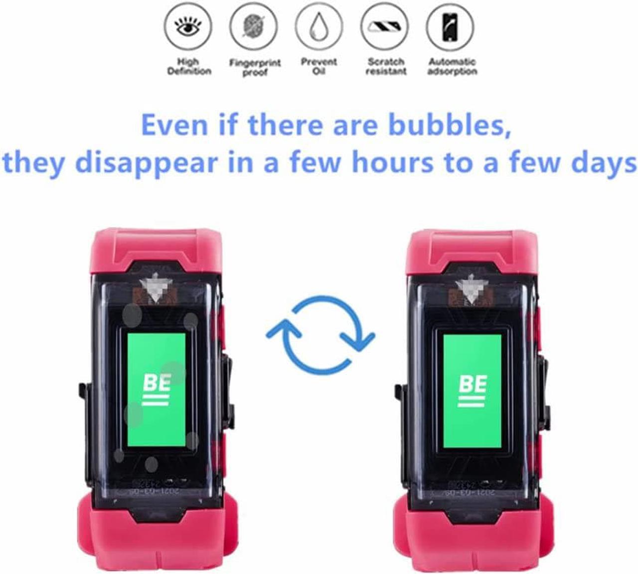 Alt view image 4 of 7 - MIHENCE Compatible for Bandai Vital Bracelet BE Screen Protector, HD Premium Real Screen Protector for Vital Bracelet BE [ 3PCS ] [ TPU ], Welcome to consult