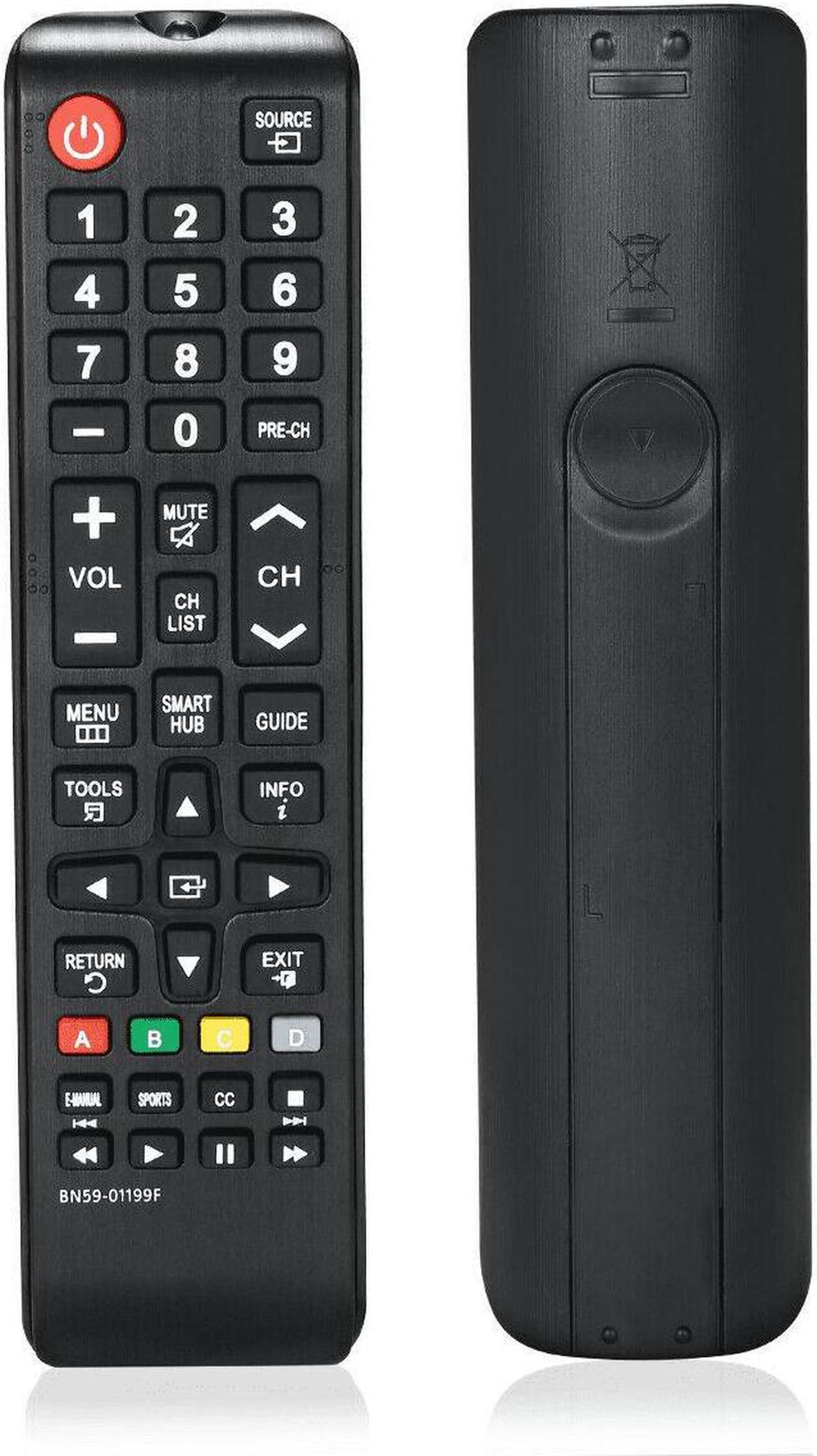 Main image of Universal Remote Control for SAMSUNG UN65KU7500FXZA And All Other Samsung Smart TV Models LCD LED 3D HDTV QLED Smart TV BN59-01199F AA59-00786A BN59-01175N