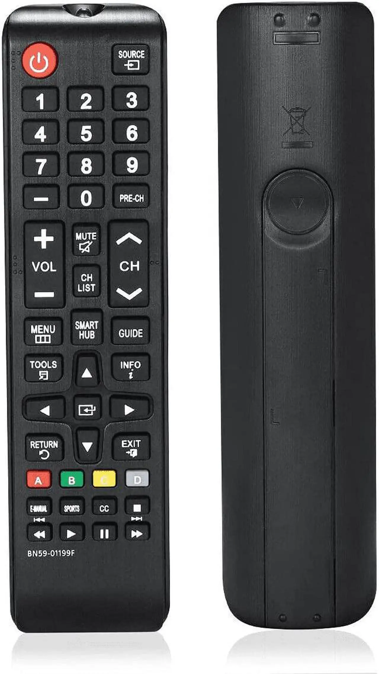 Main image of Universal Remote Control for SAMSUNG UN65MU8000 And All Other Samsung Smart TV Models LCD LED 3D HDTV QLED Smart TV BN59-01199F AA59-00786A BN59-01175N