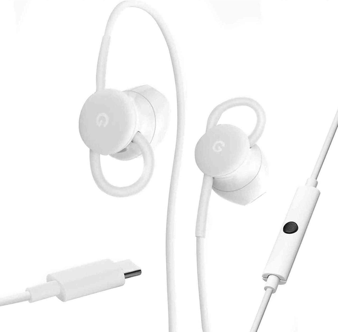 Main image of UrbanX USB-C Wired Digital Earbud Headset Compatible with Moto ThinkPhone and all other Type C Audio Jack Phones  White