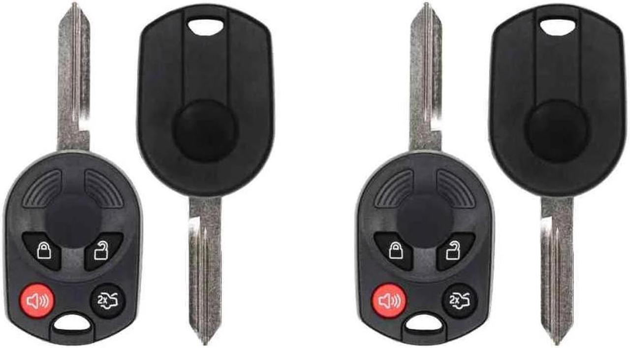 Main image of Replacement Keyless Remote Head Key Fob for Ford Fusion 2006-2010 FCC CWTWB1U793 OUC6000022 Part Number 164-R7040 164R7040 Pack of 2