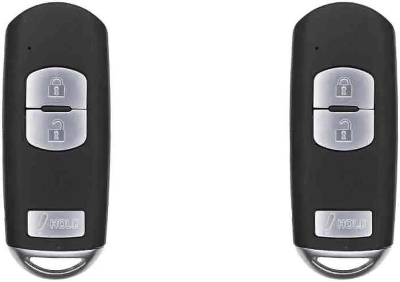 Main image of UrbanX Replacement Smart Key Fob Compatible with Mazda 3 Hatchback 2015 FCC WAZSKE13D01 Part Number KDY3-67-5DY KD33-67-5RY KD33675RY Pack of 2