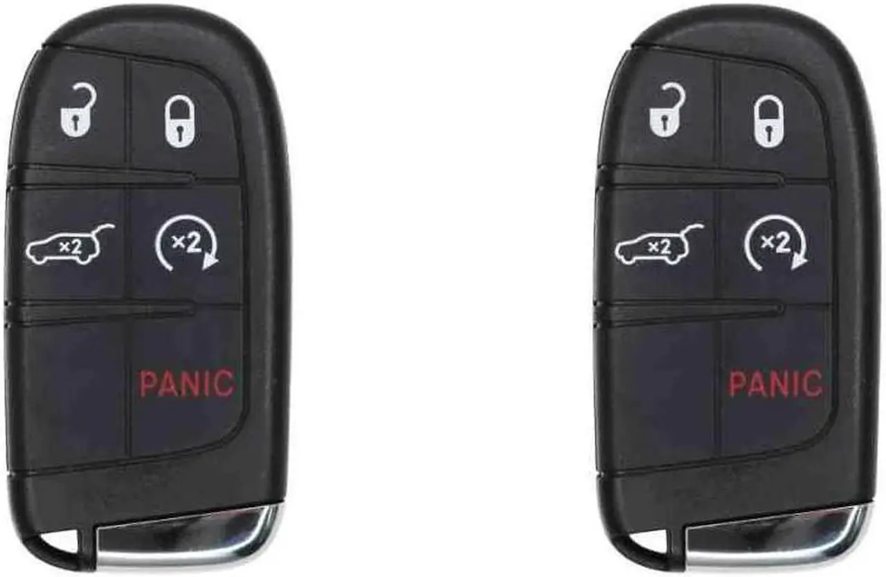 Main image of Replacement Smart Key Fob for Dodge Durango 2014-2024 FCC M3N-40821302 M3N40821302 Part Number 68150061 68150061AC 68150061AB 68143505 Pack of 2