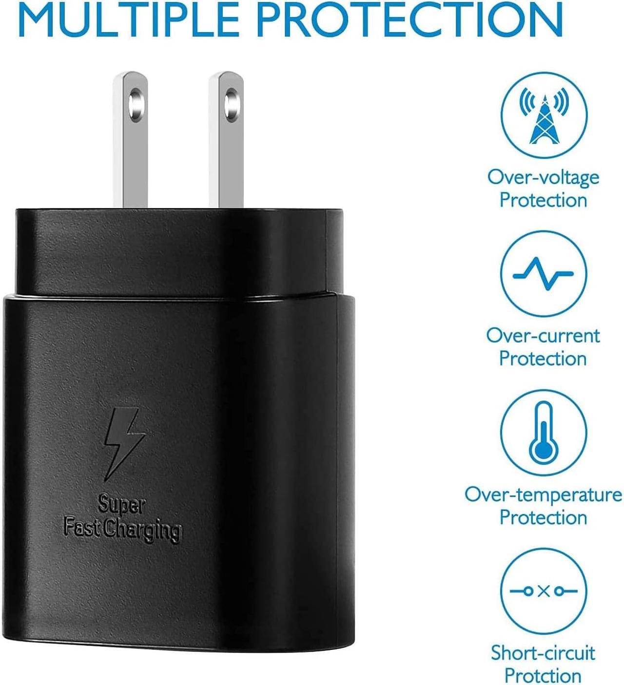 Alt view image 4 of 7 - Fast Adaptive Wall Adapter 25W Charger for Nokia 3.1A / 5.1 Plus / 5.3/6.1/6.1 Plus / 8 V 5G UW / 8.3 5G / 9 PureView/G / N1 / with 4FT (1.2M) UrbanX USB C PD Charging Cable - Black