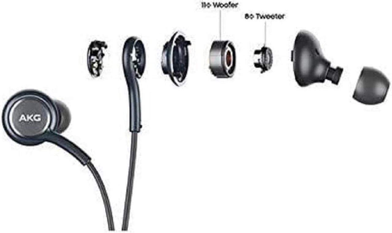 Alt view image 6 of 7 - UrbanX Corded Stereo Earbuds Headphones for Amazon Kindle Fire (US Version with Warranty) with Microphone and Volume Buttons Braided Cable