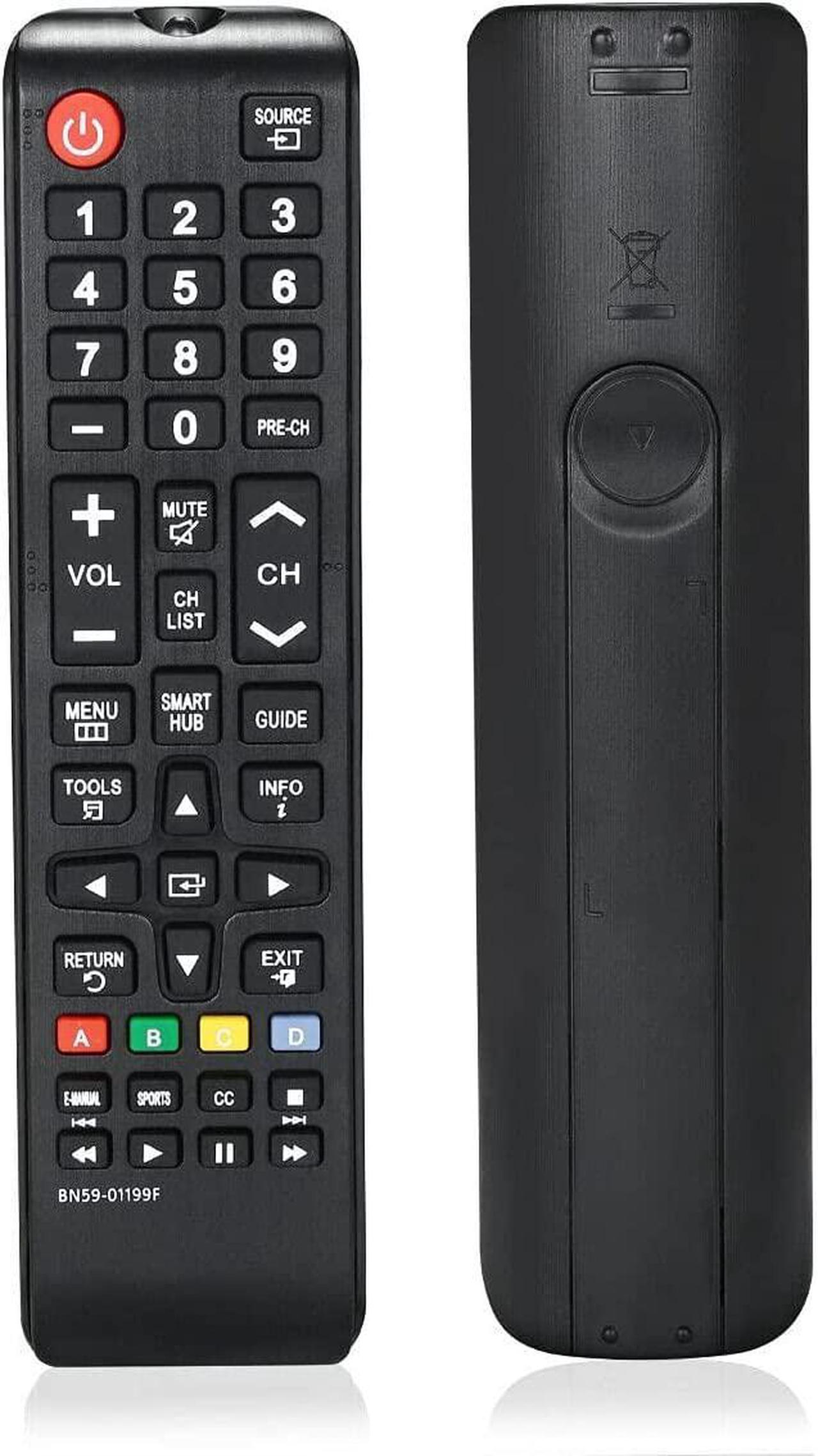 Main image of Universal Remote Control for Samsung UN46F7100AF and All Other Samsung Smart TV Models LCD LED 3D HDTV QLED Smart TV BN59-01199F AA59-00786A BN59-01175N